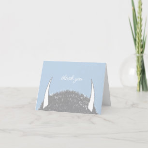 Carte De Remerciements Remerciements pour Baby Shower Where the Wild Thin