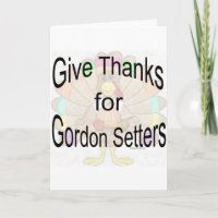 Remerciements pour Gordon Setters