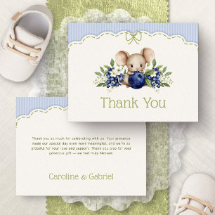 Carte De Remerciements Remerciements pour la Baby Shower Berry Sweet aux