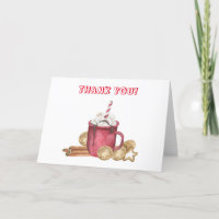Remerciements pour la baby shower Cookies et cacao
