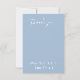 Carte De Remerciements Remerciements pour la Baby Shower de la future Mme