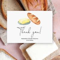 Remerciements pour la fête de mariage Butter Toget
