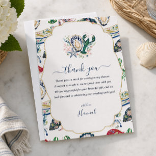 Carte De Remerciements Remerciements pour la Soirée de Mariage Côtière au