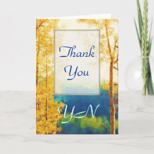 Carte De Remerciements Remerciements pour les Aspens disparus