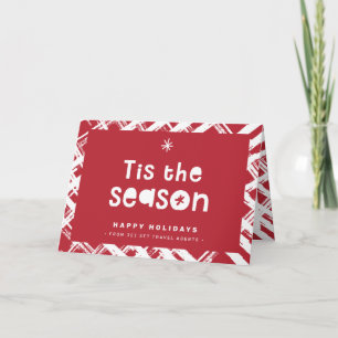 Carte De Remerciements REMERCIEMENTS POUR LES FÊTES DE NOËL mignon c'est