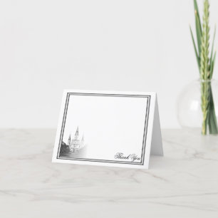 Carte De Remerciements Remerciements pour un mariage à La Nouvelle-Orléan