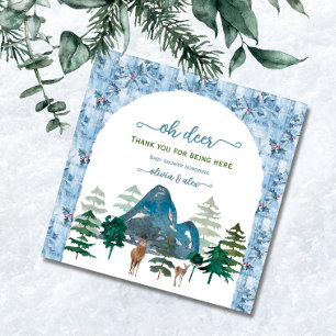 Carte De Remerciements Remerciements pour une baby shower garçon au thème