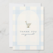 Remerciements pour une Baby Shower Un Petit Garçon