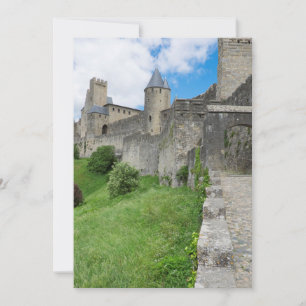 Carte De Remerciements Remparts de Carcassonne