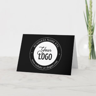 Carte De Remerciements Remplacement facile de logo et texte personnalisab