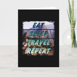 Carte De Remerciements Répéter le voyage du sommeil - Machu Picchu, Pérou