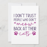 Répondre au miaulement de leurs chats