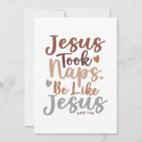 Repos sacré - Mark 4:38 Christian Design