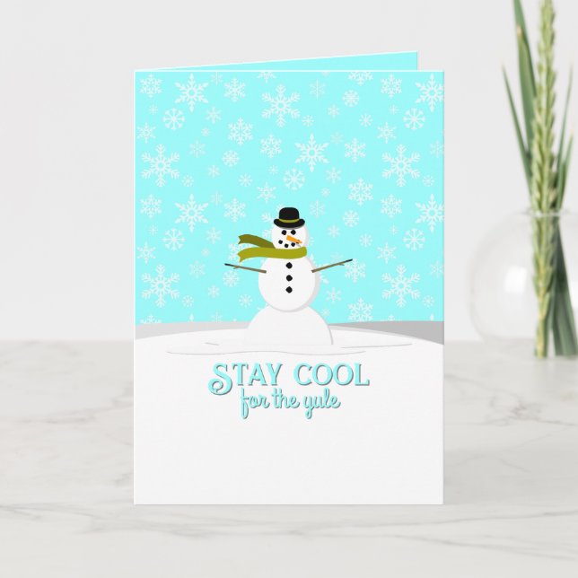Carte De Remerciements Rester Cool (Devant)
