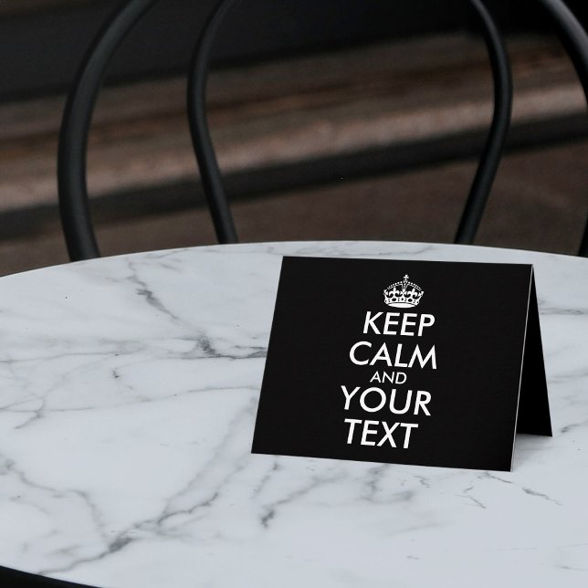 Carte De Remerciements Restez calme et continuez - Créez votre propre (Créateur téléchargé)