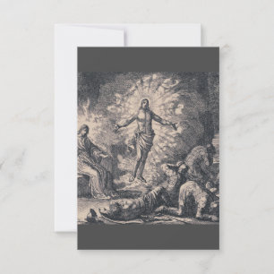 Carte De Remerciements Résurrection de Jésus-Christ par Jan Luyken