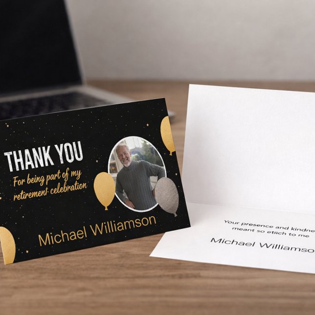 Carte De Remerciements Retiree Appreciation Folded (Créateur téléchargé)