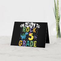 Retour à l'école Je suis prêt à rocker 5e année Di