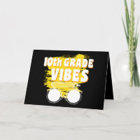 Retour à l'école T-shirt 10e année Vibes Premier J