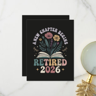 Carte De Remerciements Retraité 2026 Un Nouveau Chapitre Commence