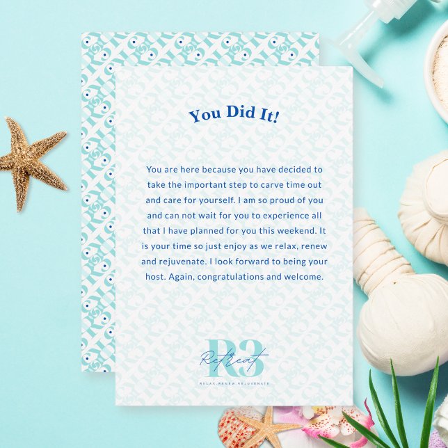 Carte De Remerciements Retraite de luxe Événement d'entreprise personnali (Créateur téléchargé)