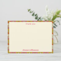 Rétro années 70 Orange Rose Floral Douce Mariée Pe