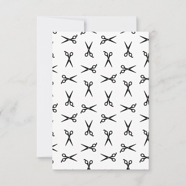 Carte De Remerciements Rétro art de coiffeur de raseur-coiffeur de (Devant)