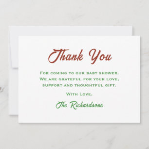 Carte De Remerciements Retro Sunset Dinosaur Roar C'Est Un Baby shower Ga