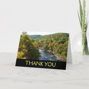 Carte De Remerciements Rivière Ohiopyle en automne II Pennsylvanie Automn