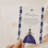 Robe bleue Carreaux muraux Quinceañera