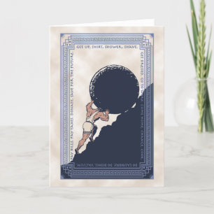 Carte De Remerciements Rocher de Sisyphus Mundane