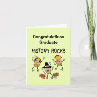 Carte De Remerciements Rochers d'histoire