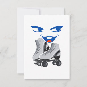 Carte De Remerciements Roller Skate est amusant
