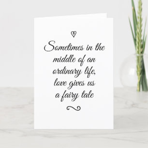 Carte De Remerciements Romantic Fairy Tale Lotory Story Blank Note Card