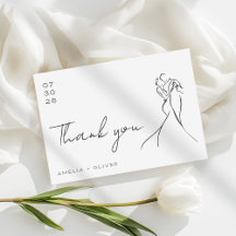 Romantic Hand Drawn Lovely Modern Wedding