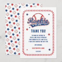 Rookie de baseball de l'année 1er fête d'anniversa