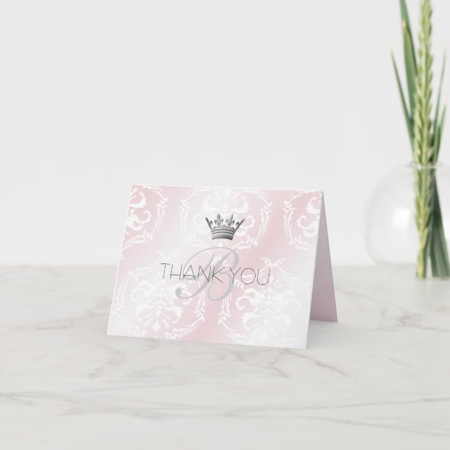 Carte De Remerciements rose 311-Enticingly (Devant)