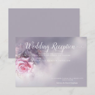 Carte De Remerciements Rose rose Dreamy - Lilac Dusty