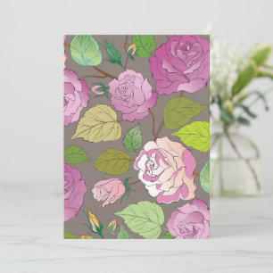 Carte De Remerciements Roses 20