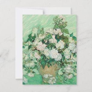 Carte De Remerciements Roses par Vincent Van Gogh