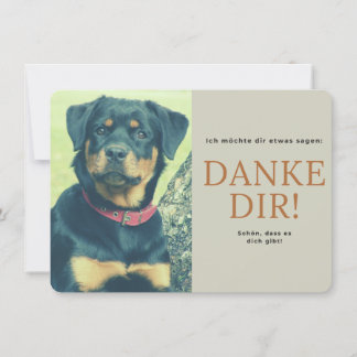 Carte De Remerciements Rottweiler