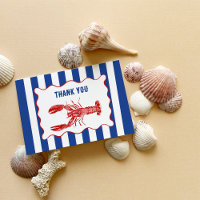 Rouge, Blanc et Bleu Homard Nautical