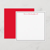 Rouge, Blanc et Noir Élégant Moderne Professionnel