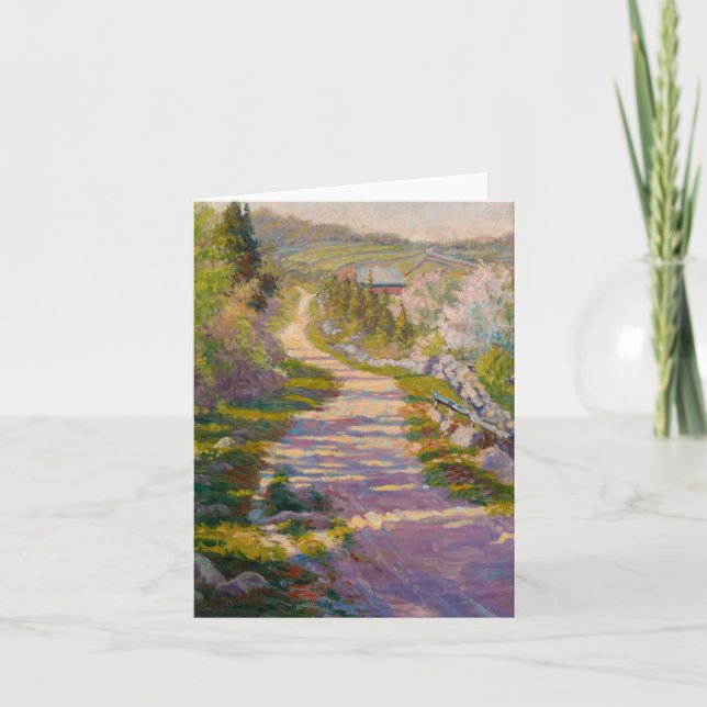 Carte De Remerciements Route par Newell Convers Wyeth (Devant)