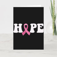 Ruban rose de sensibilisation au cancer Espoir de