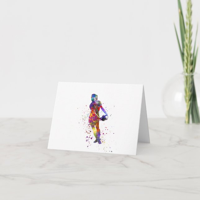 Carte De Remerciements Rugby à eau pour femmes (Devant)