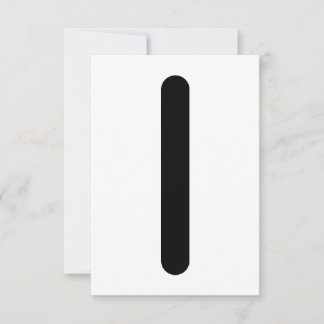 Carte De Remerciements Rune nordique Isa (Glace, Sérénité, Introspection)