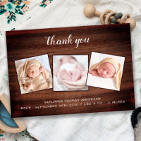 Rustique Nouveau bébé 3 Photo Comté Baby shower en