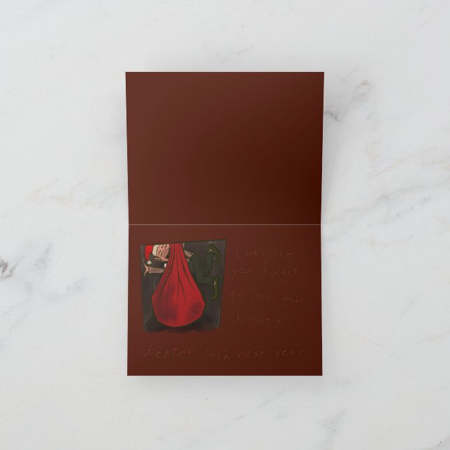 Carte De Remerciements Rusty the Elf (Intérieur)
