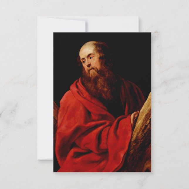 Carte De Remerciements Saint André par Pierre Paul Rubens (Devant)